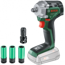 Bosch - UniversalImpactDrive 18V-350 - Masina de insurubat cu impact fara acumulatori si incarcator, Li-Ion, 18 V, - Ah, patrat 1/2 inch, 350 Nm, -, accesorii